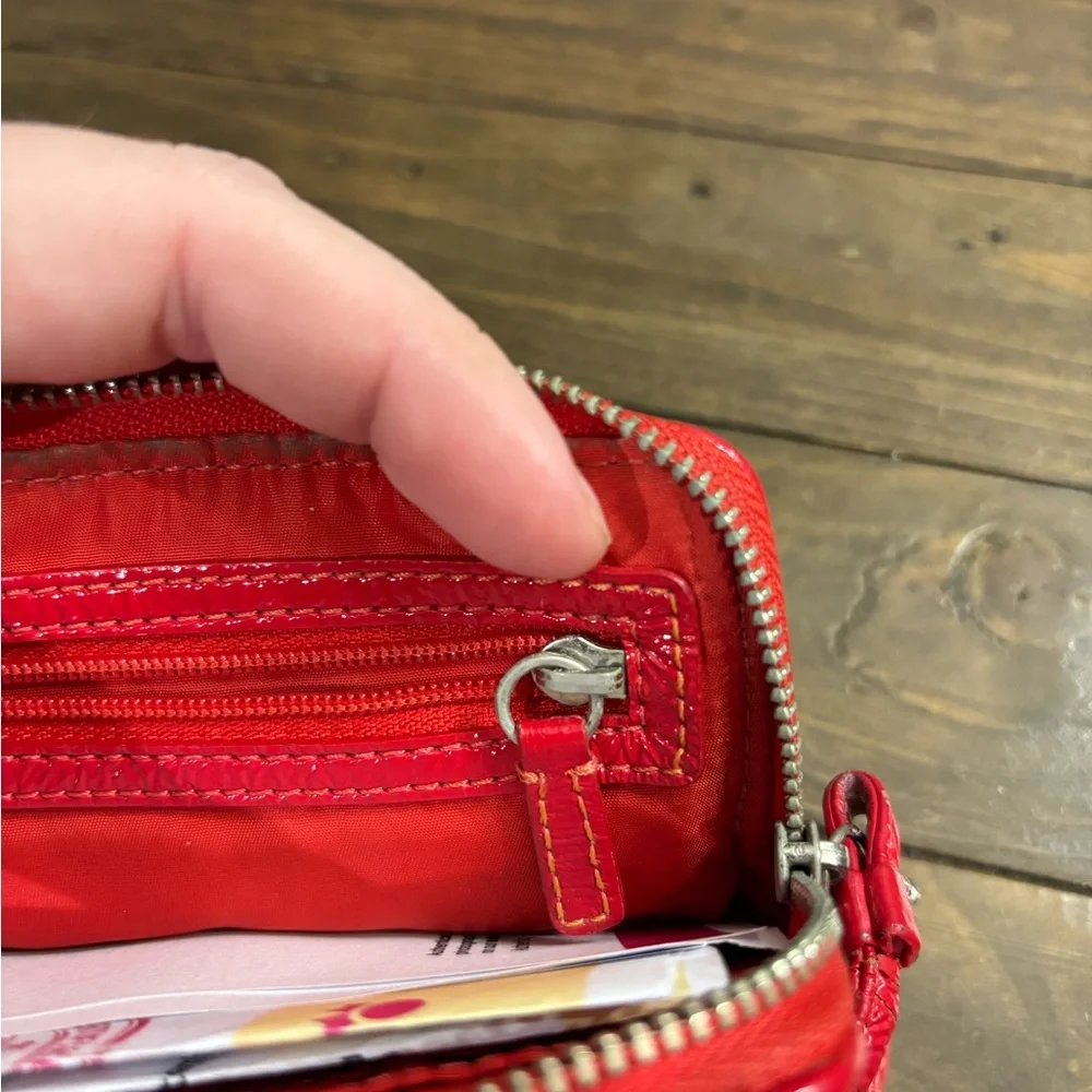 Coach Poppy Graffiti Wristlet